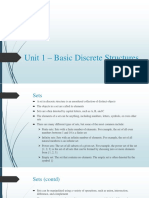 Unit 1 Basic Discrete Structures