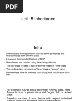 Unit 5 Inheritance