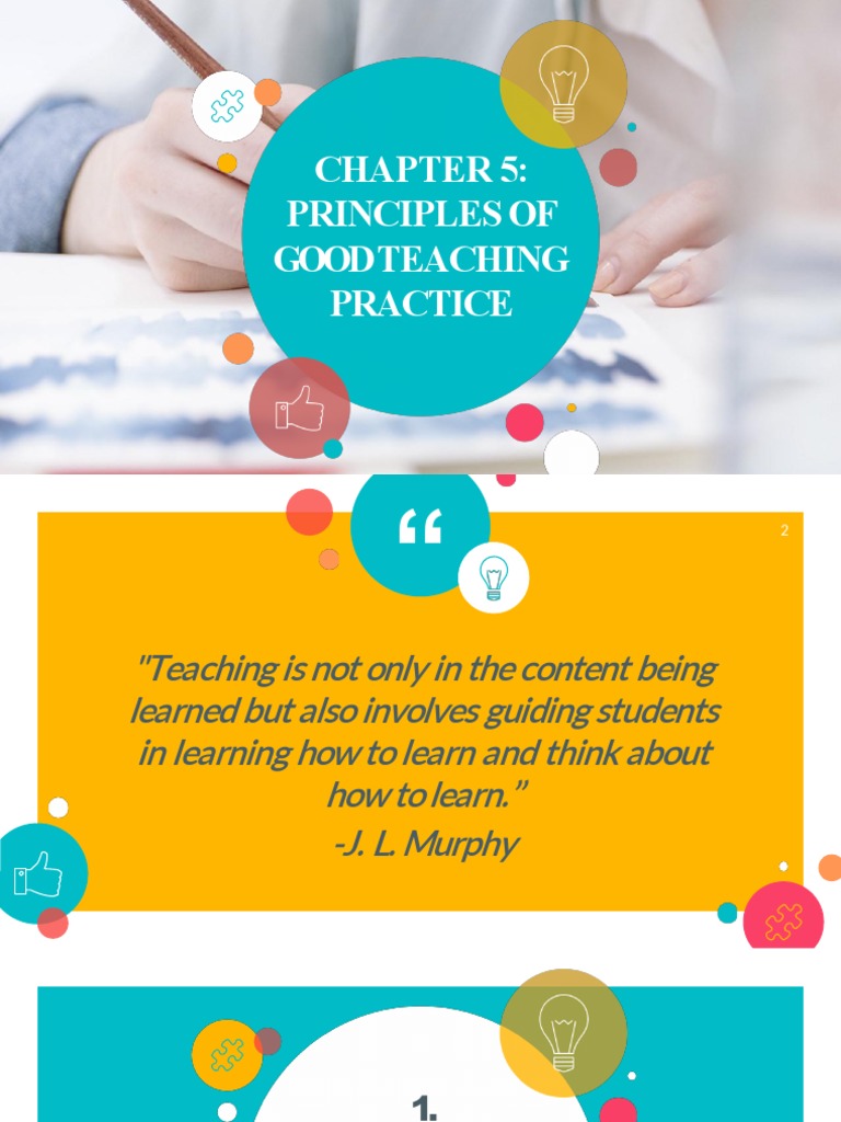 Examples Of Good Teaching Practice