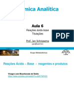 Aula 6 Quimica Analitica AARE
