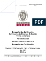 Informe de Auditoría de Recertificación 2022