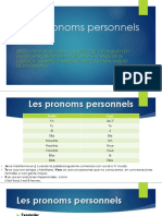 5ieme Les pronoms personnels et verbes du premier groupe A1
