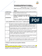 SOLUCIONARIO Reforzando Nuestro Aprendizaje Nro 05 - Utilizamos La Coherencia