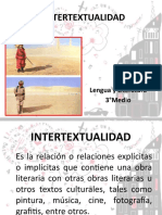 La Intertextualidad 3 Medio