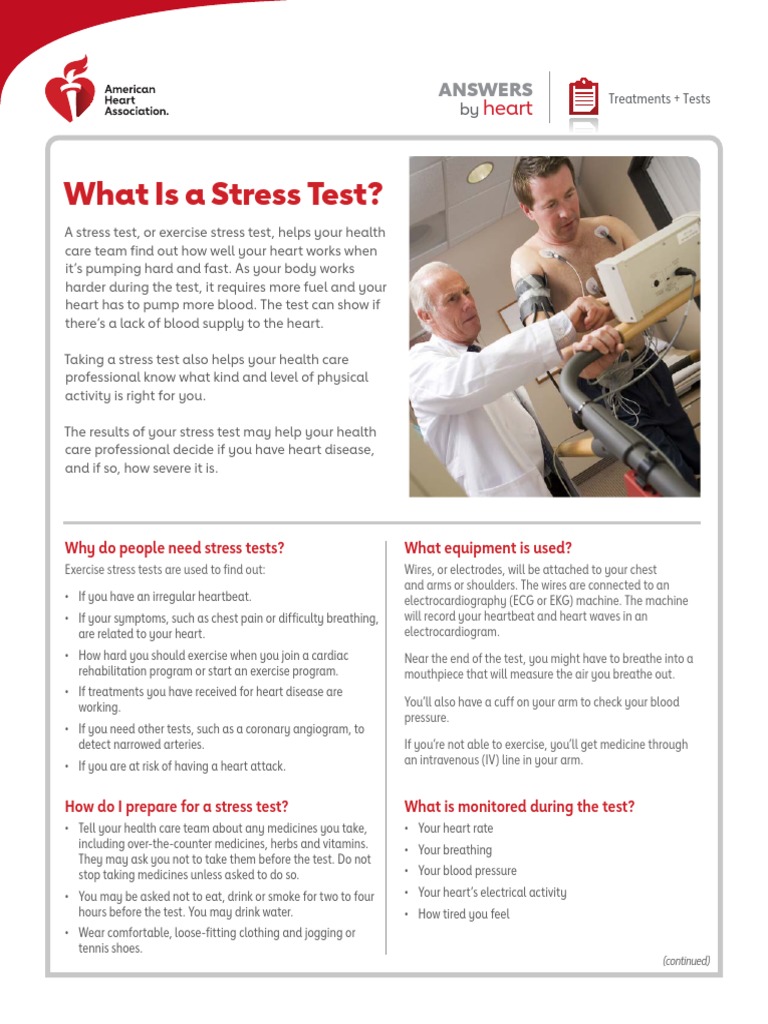 What Is A Stress Test | PDF