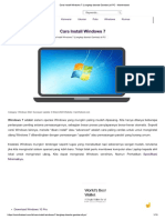 Cara Install Windows 7 (Lengkap Disertai Gambar) Di PC - Mainthebest