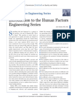 2004 Introduction To The Human Factors Engineering Series