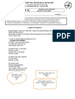 4ºa - 1ºbimestre - Bloco 1 - 01-03-2021 A 26-03-2021