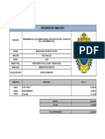 Presupuesto Analitico