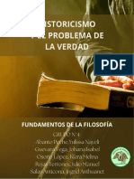 Historicismo y El Problema de La Verdad