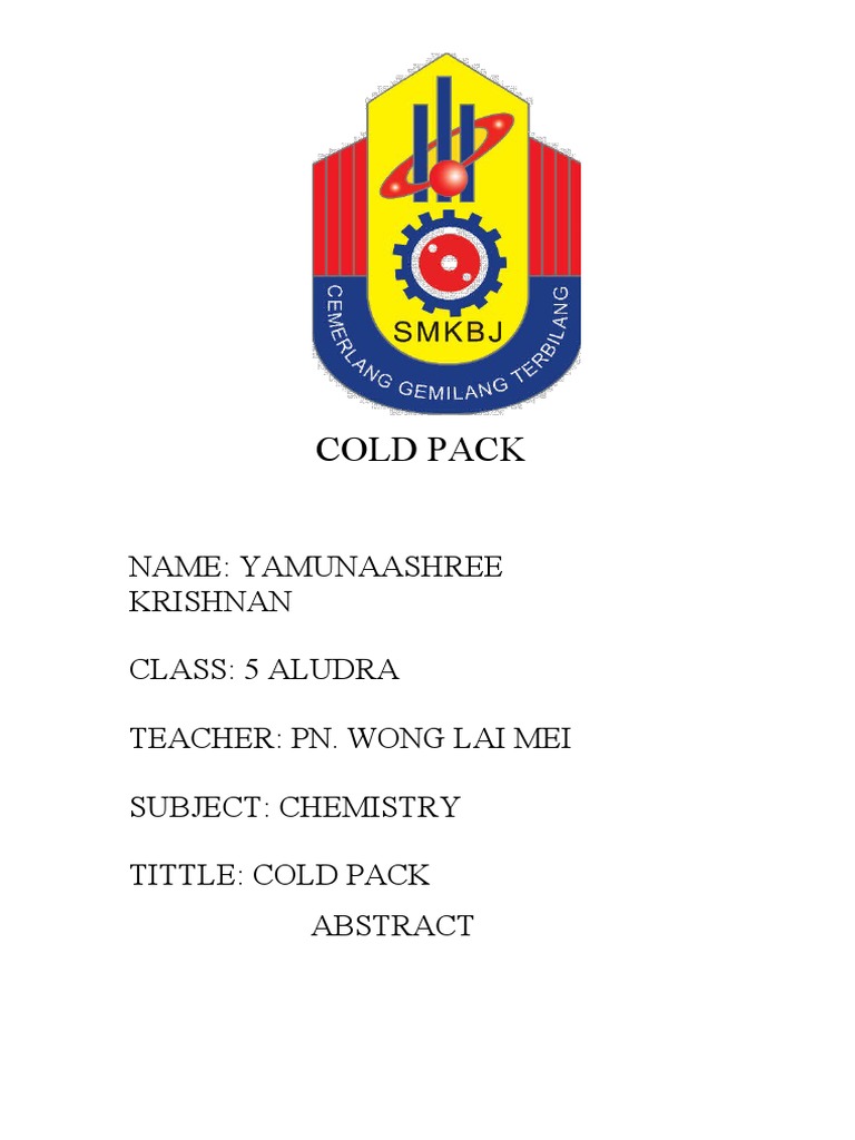 Cold Pack Folio | PDF