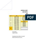 Jadwal 3D