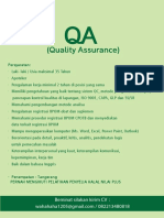Qa - Quality Assurance