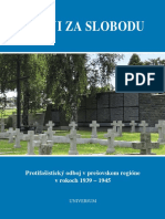 2019 V Boji Za Slobodu Protifašistický Odboj V Prešovskom Regióne V Rokoch 1939 1945 1