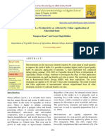 Onion Productivity Affected by Foliar Application of Micronutrients Micronutrients