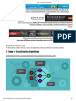 7 Types of Classification Algorithms