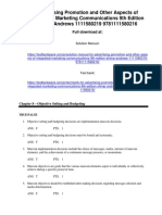 Advertising Promotion and Other Aspects of Integrated Marketing Communications 9th Edition Shimp Test Bank 1