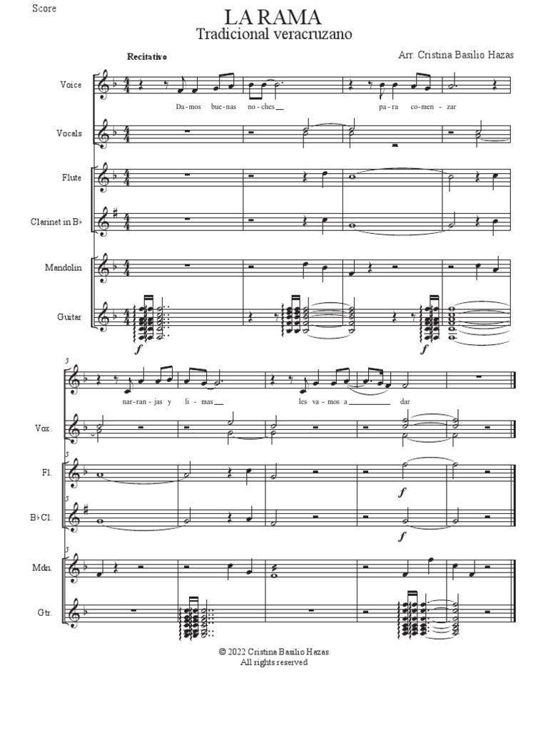 LA RAMA Munich Score PDF