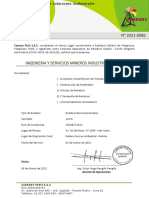 08.03.21 Ingenieria y Servicios Mineros Industriales Sac - Certificado Manejo de Rrss Biocontaminados