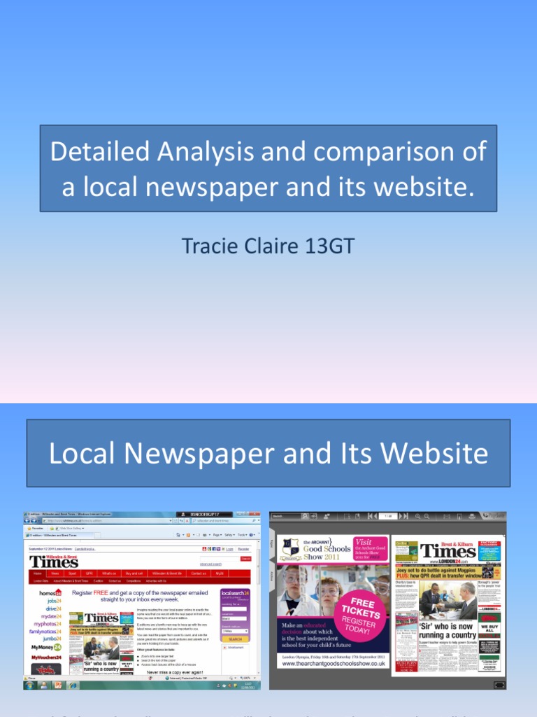 Research On Newspaper PP Completed | PDF | Newspapers | News Media