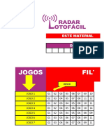 Planilha Radar 14 Eterno