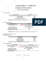 Instrutumentos de Avaliação Das UC