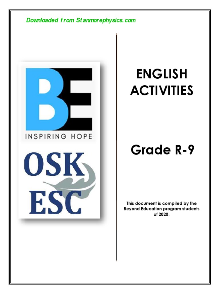 English Grade R To 9 | PDF | Bees | Beehive