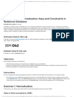 Instructional-Labs - Normalization, Keys and Constraints in Relational Database