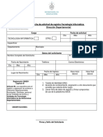 Ficha de Registro Tecnologia Informatica DD