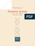 Laurent - Summa Ácrata - Ensayo Sobre El Individuo, Su Derecho, Su Justicia