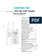 Portable VHF GMDSS Samyung STV 160 (Español)