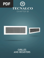 Linear Bar Grilles Overview | PDF | Duct (Flow) | Pressure
