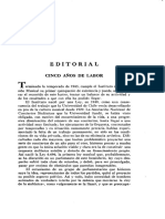 5 Años de Labor Vol. 1 Núm. 9 (1946) Enero