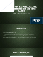 A História Da Psicanálise o Nascimento de Um (Não) Saber