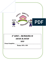 5º Ano - Semana 18 05/07 A 09/07: Turma: 502 e 504