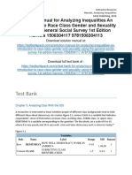 Analyzing Inequalities An Introduction To Race Class Gender and Sexuality Using The General Social Survey 1st Edition Harnois Test Bank 1