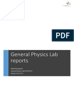 General Physics Lab Reports 1-12 (Online)