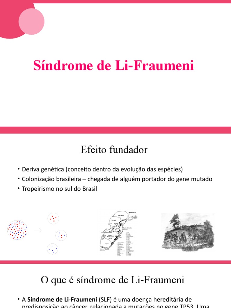 Síndrome de Li-Fraumeni e Hemofilia | PDF