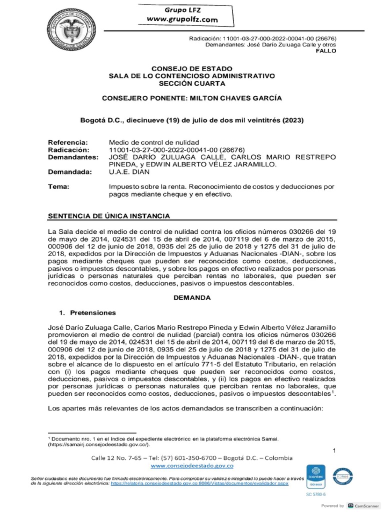 Sentencia 26676 de 2023 | PDF