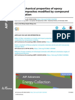 The Mechanical Properties of Epoxy Resin Composites Modified by Compound Modification