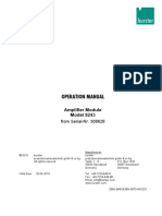 Amplifier User Manual - 9243 - EN