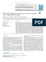 Early Detection of Grapevine Leafroll Disease in a Red-berried Wine Grape