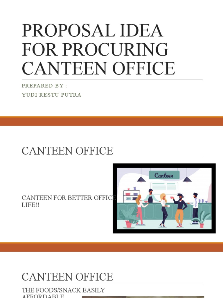 Presentasi Proposal Canteen PDF