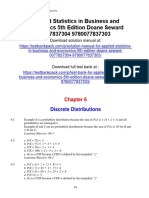 Applied Statistics in Business and Economics 5th Edition Doane Solutions Manual 1