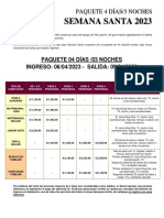 Semana Santa 4d-3n 2023