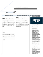 Julio Hist 8° Planificación Mensual 2023