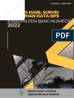 Analisis Hasil Survei Kebutuhan Data BPS Kabupaten Biak Numfor 2022
