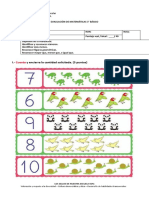 Prueba de Matematicas 2°