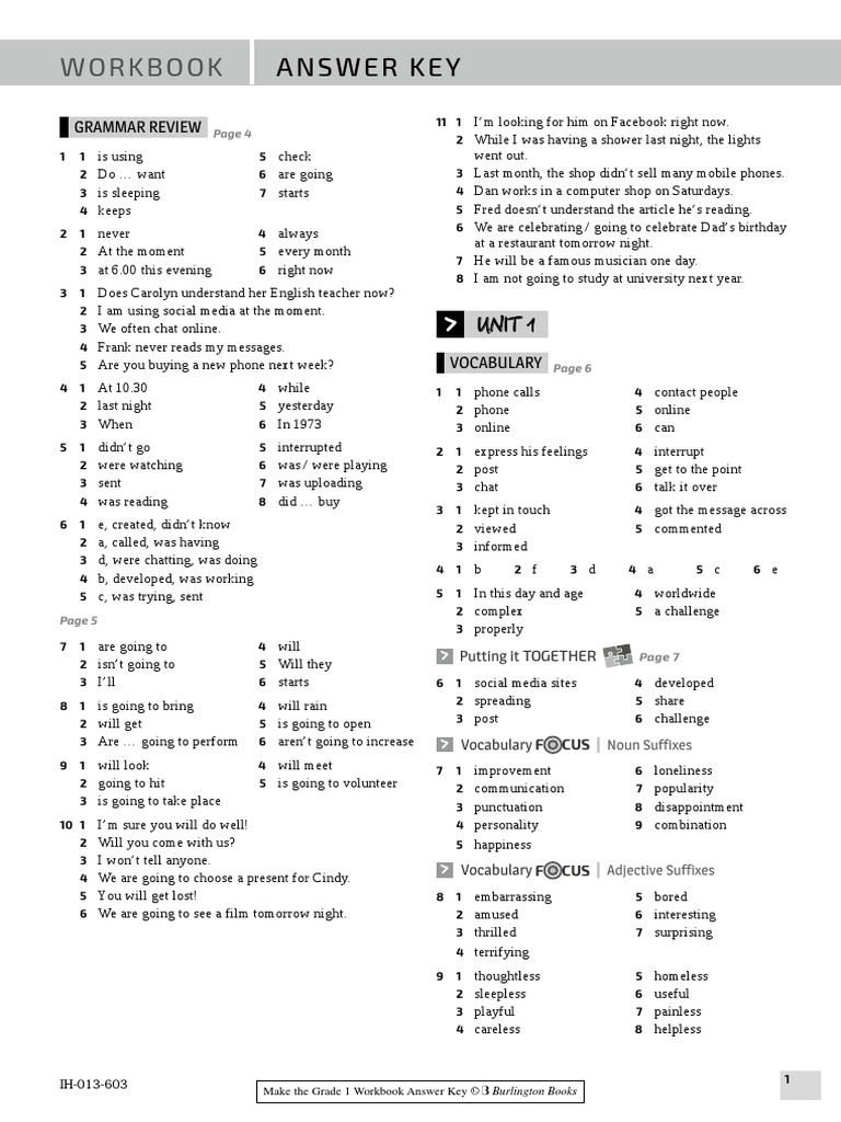 MakeTheGrade1 ANK WBSpa 22127 | PDF