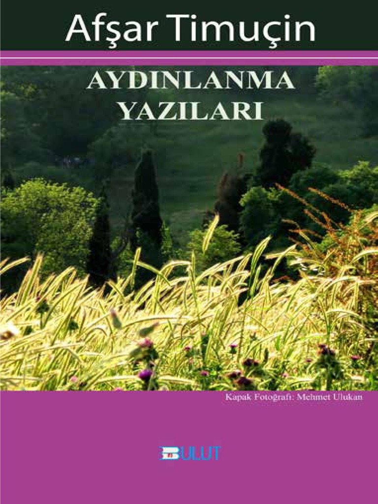 Afşar Timuçin Aydınlanma Yazıları Bulut Yayınları 2018 | PDF